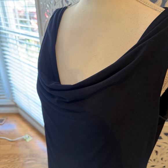 NWT Ellie Tahari Dark Blue Dress Sz L - Picture 4 of 7